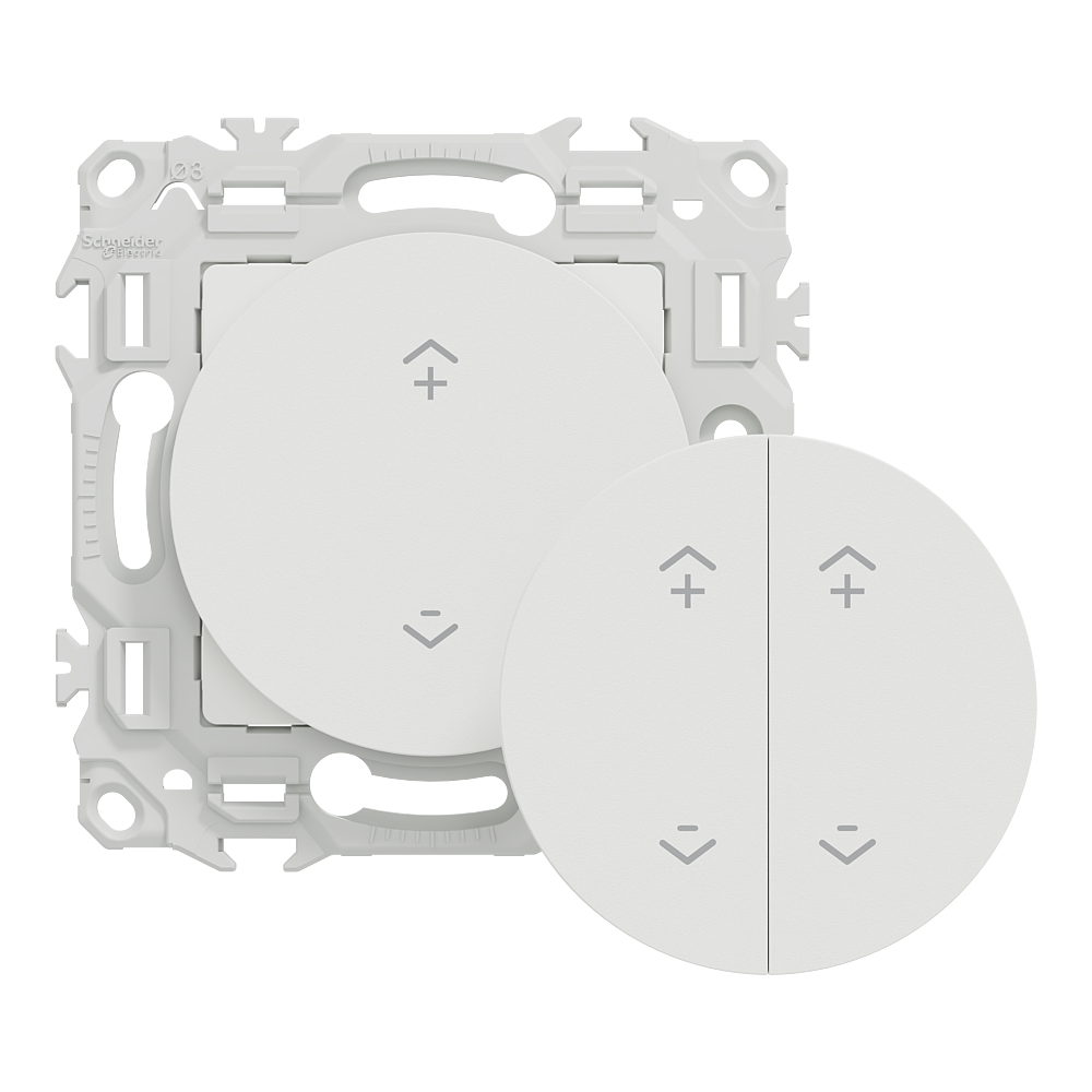 Wiser Odace commande sans fil 4 BP blanc